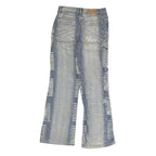 MANDISI Womens Blue Regular Fit Straight Denim Stone Wash Jeans W26 L27 Summer