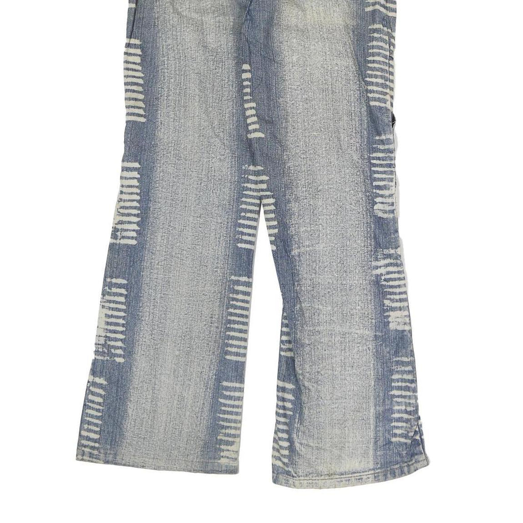 MANDISI Womens Blue Regular Fit Straight Denim Stone Wash Jeans W26 L27 Summer