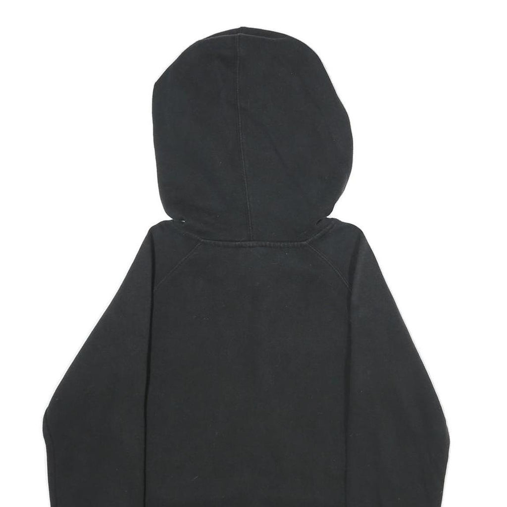 REEBOK Womens Black Hoodie S Cotton Blend Pullover Casual Sportswear