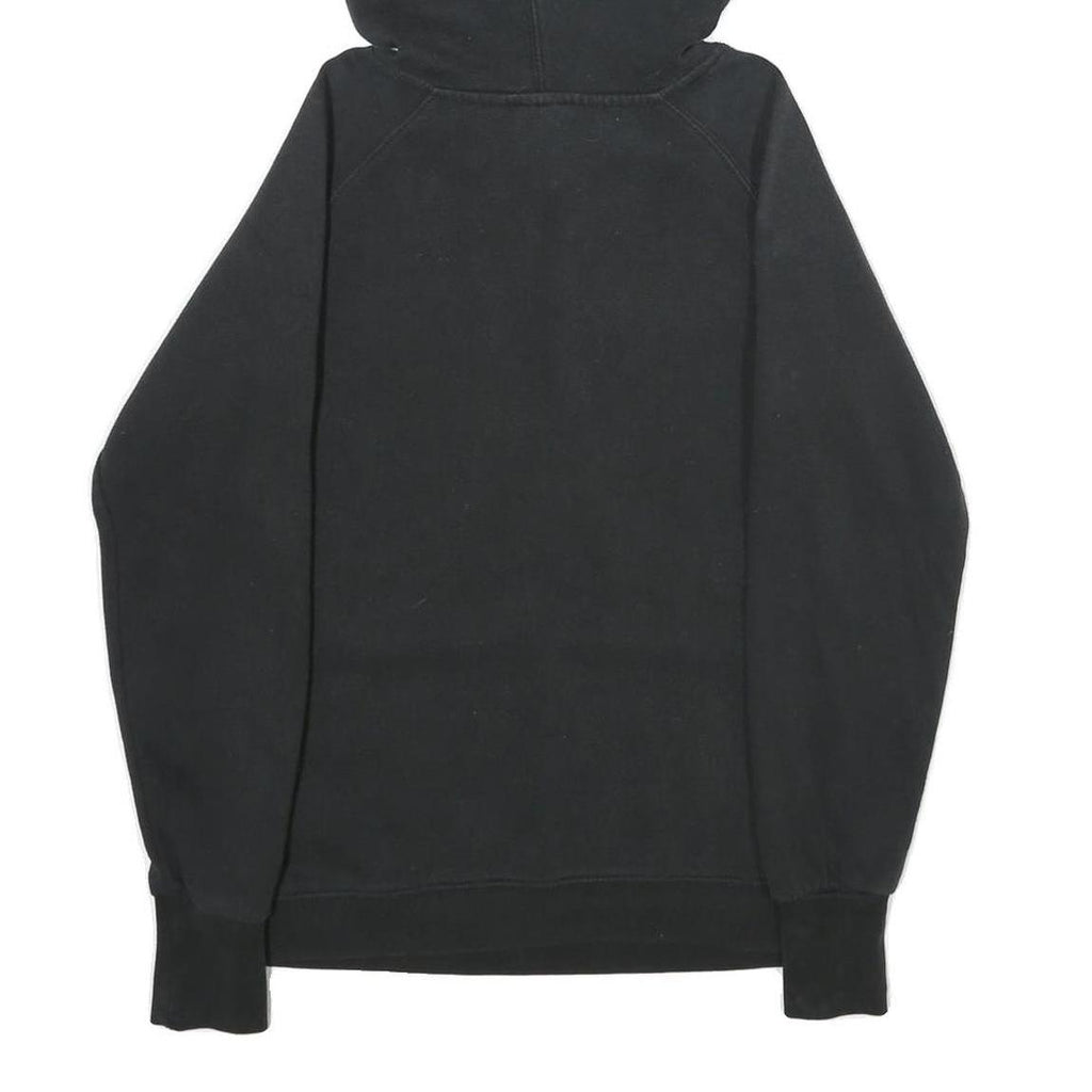 REEBOK Womens Black Hoodie S Cotton Blend Pullover Casual Sportswear