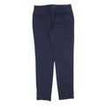 TOMMY HILFIGER Womens Cotton Blend Navy Slim Straight Trousers W28 L30 Chinos