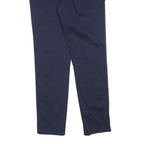 TOMMY HILFIGER Womens Cotton Blend Navy Slim Straight Trousers W28 L30 Chinos