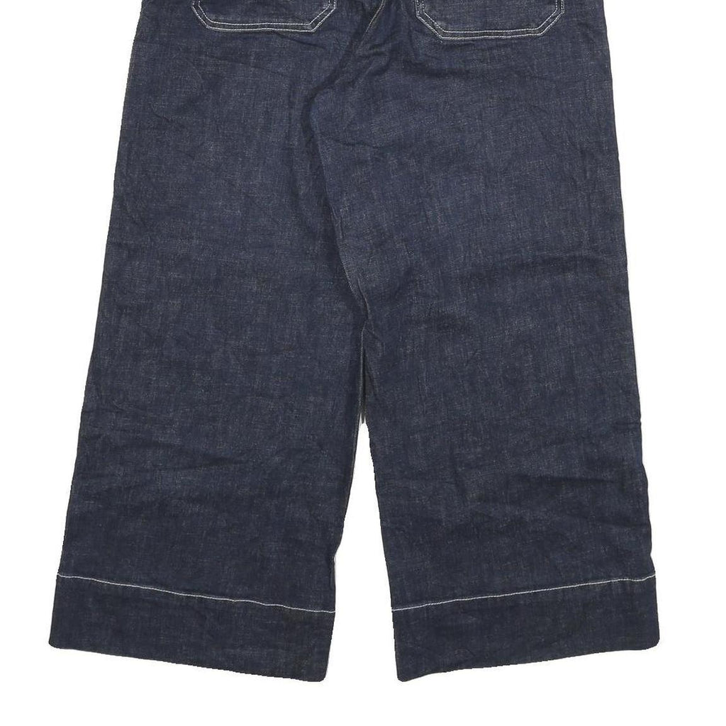 EICH TOO Womens Jeans Blue Relaxed Wide-Leg Denim Raw W28 L25 Stylish Casual