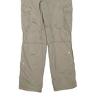 CARHARTT Mens Cotton Blend Beige Regular Fit Cargo Trousers W30 L30 Workwear