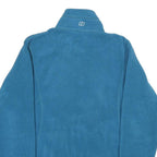 BERGHAUS Womens Blue Fleece Jacket UK 12 Polyester Zip Outdoor Warm