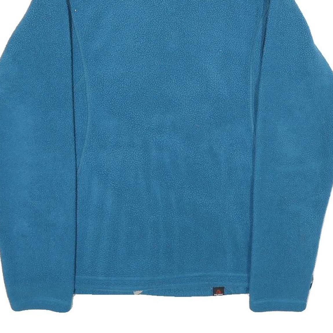 BERGHAUS Womens Blue Fleece Jacket UK 12 Polyester Zip Outdoor Warm