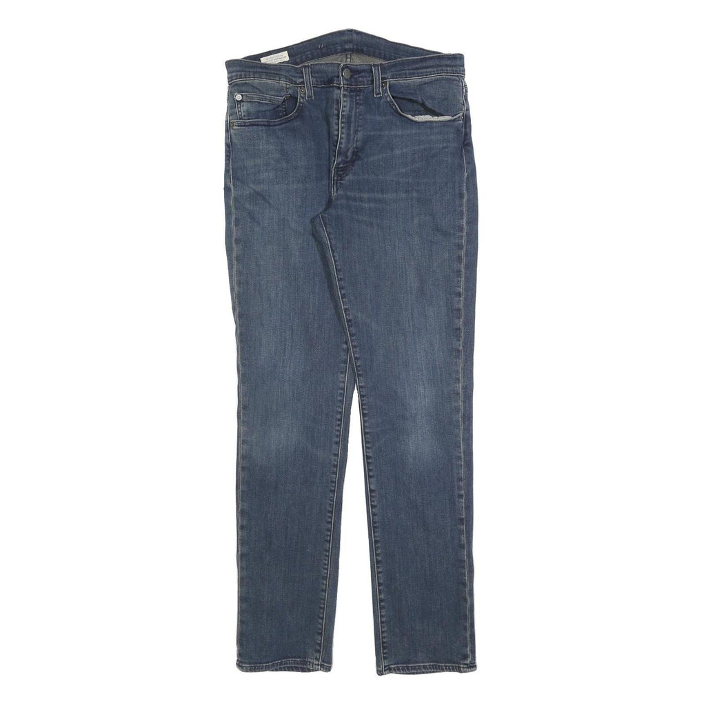 LEVI'S 511 BIG E Mens Jeans Slim Skinny Denim Medium W34 L32 Cotton Blend Zip