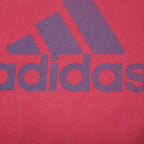 ADIDAS Mens Red Graphic T-Shirt XL Short Sleeve Crew Neck Cotton Blend