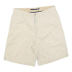 NAUTICA Mens Beige Casual Cotton Blend Shorts M W34 Classic Comfortable