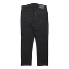 LEVI'S 511 Slim Mens Black Slim Skinny Denim Medium W32 L26 Jeans
