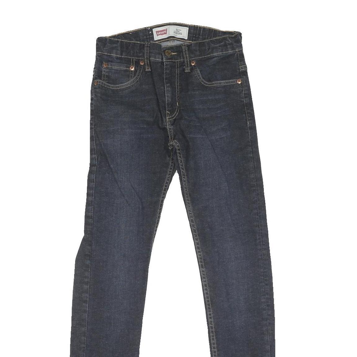 LEVI'S 512 Mens Jeans Blue Regular Slim Denim Medium W26 L29 Classic Zip