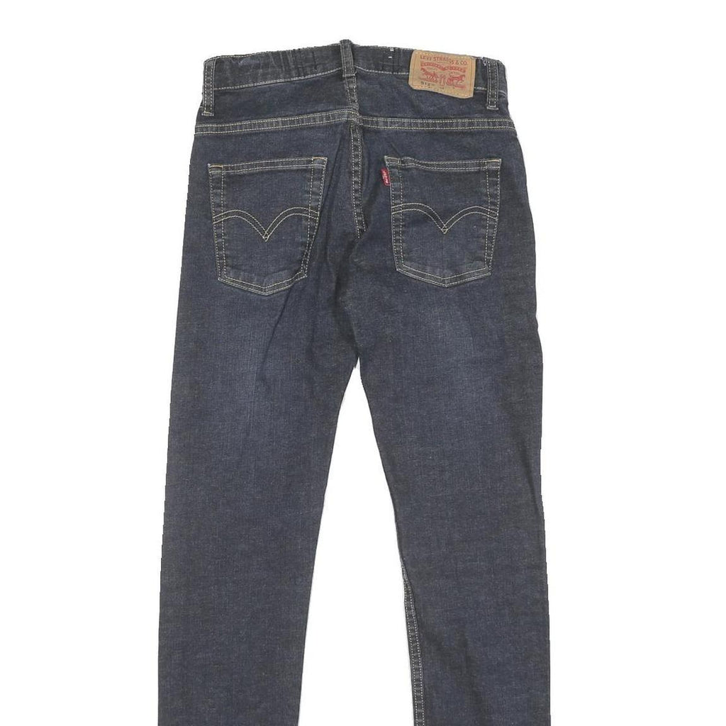 LEVI'S 512 Mens Jeans Blue Regular Slim Denim Medium W26 L29 Classic Zip