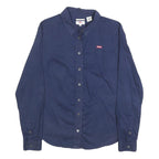 LEVI'S Mens Blue Classic Fit XS Cotton Long Sleeve Shirt Casual