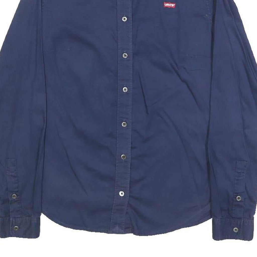 LEVI'S Mens Blue Classic Fit XS Cotton Long Sleeve Shirt Casual