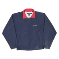 NAUTICA Mens Navy & Red Challenge Zip Jacket M Polyester Blend Sailing