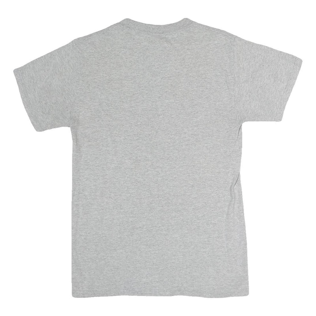 SOFFE Womens Grey Navy Mom Graphic T-Shirt S Short Sleeve Crew Neck Cotton