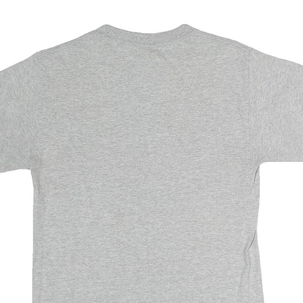 SOFFE Womens Grey Navy Mom Graphic T-Shirt S Short Sleeve Crew Neck Cotton