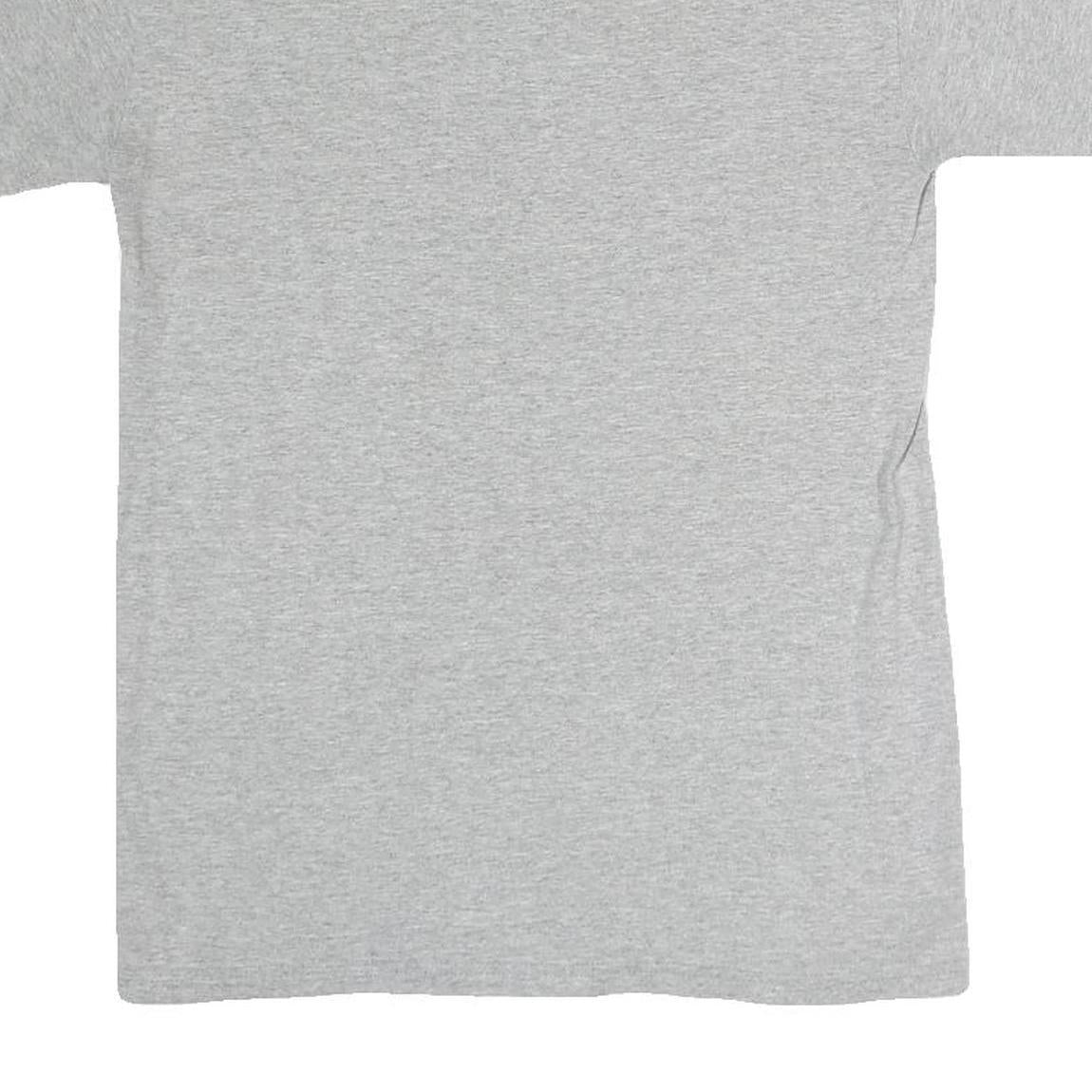 SOFFE Womens Grey Navy Mom Graphic T-Shirt S Short Sleeve Crew Neck Cotton