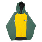 REEBOK Reversible X NFL Green Bay Packers Mens Jacket Green USA Hooded XL