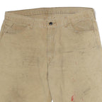 DICKIES Mens Shorts Beige Casual Plain L W38 Workwear Durable Cotton