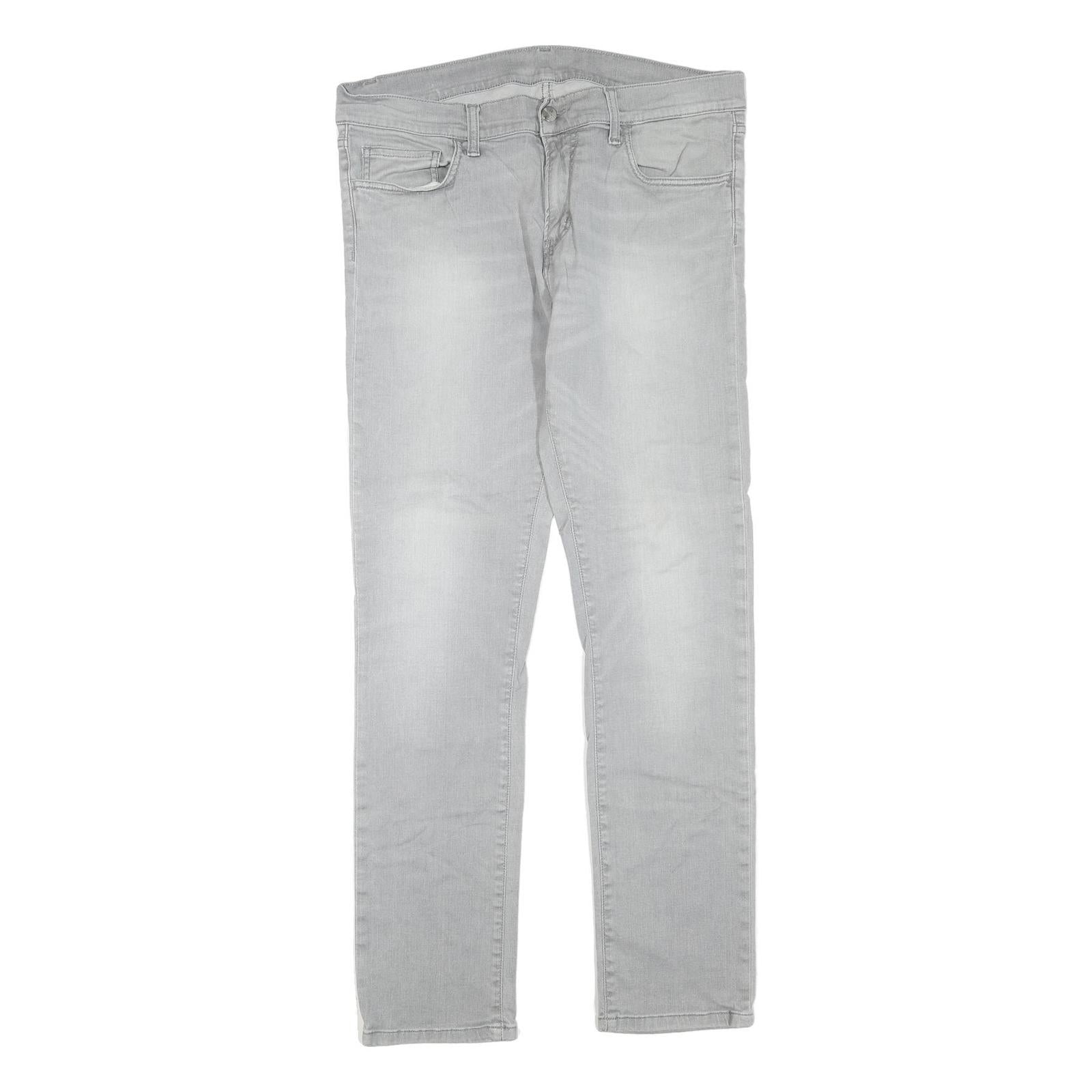 CARHARTT Womens Regular Fit Jeans Light Blue Denim W36 L32 Zip Cotton Blend