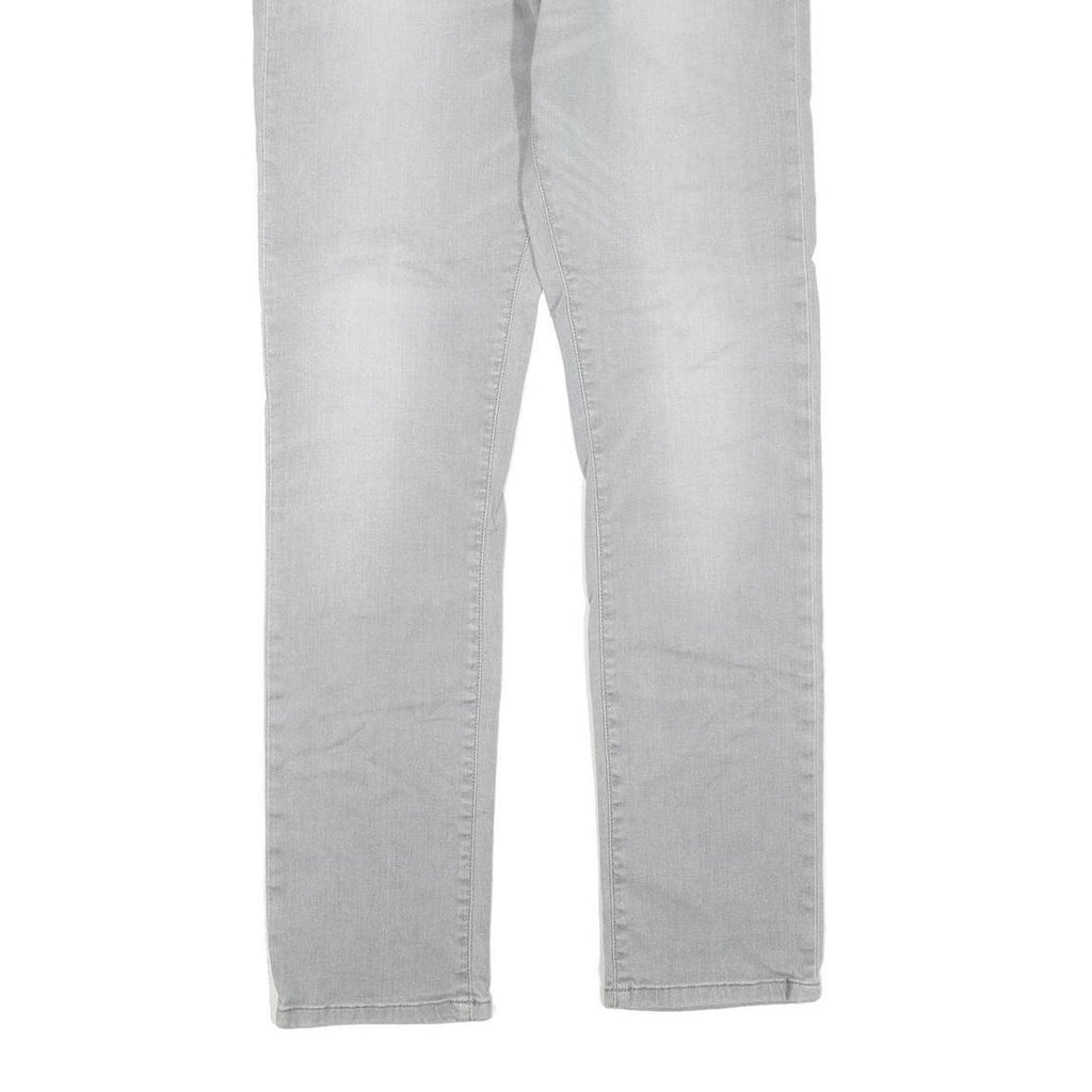 CARHARTT Womens Regular Fit Jeans Light Blue Denim W36 L32 Zip Cotton Blend