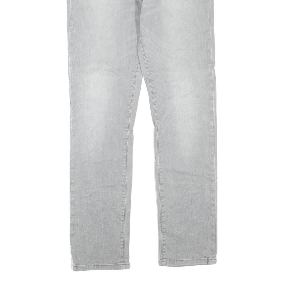 CARHARTT Womens Regular Fit Jeans Light Blue Denim W36 L32 Zip Cotton Blend