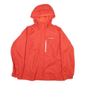 COLUMBIA Womens Red Outdoor Jacket XL Polyester Blend Plain Zip Hooded