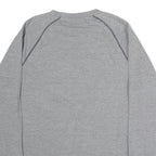 FILA Mens Grey Crew Neck M Cotton Sweatshirt Casual Pullover Logo Embroidered