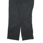 DICKIES Mens Cotton Blend Black Regular Zip Trousers W36 L30 Workwear