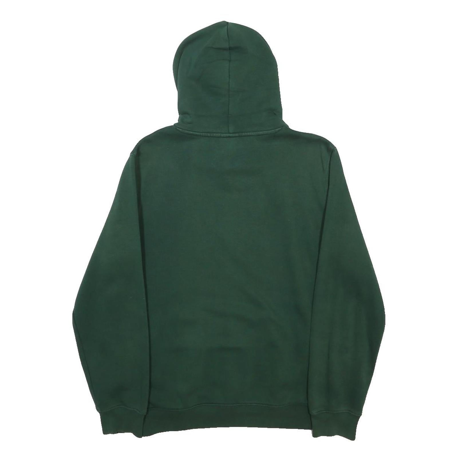 CHAMPION Mens Green Hoodie M Cotton Blend Pullovers Sweatshirt