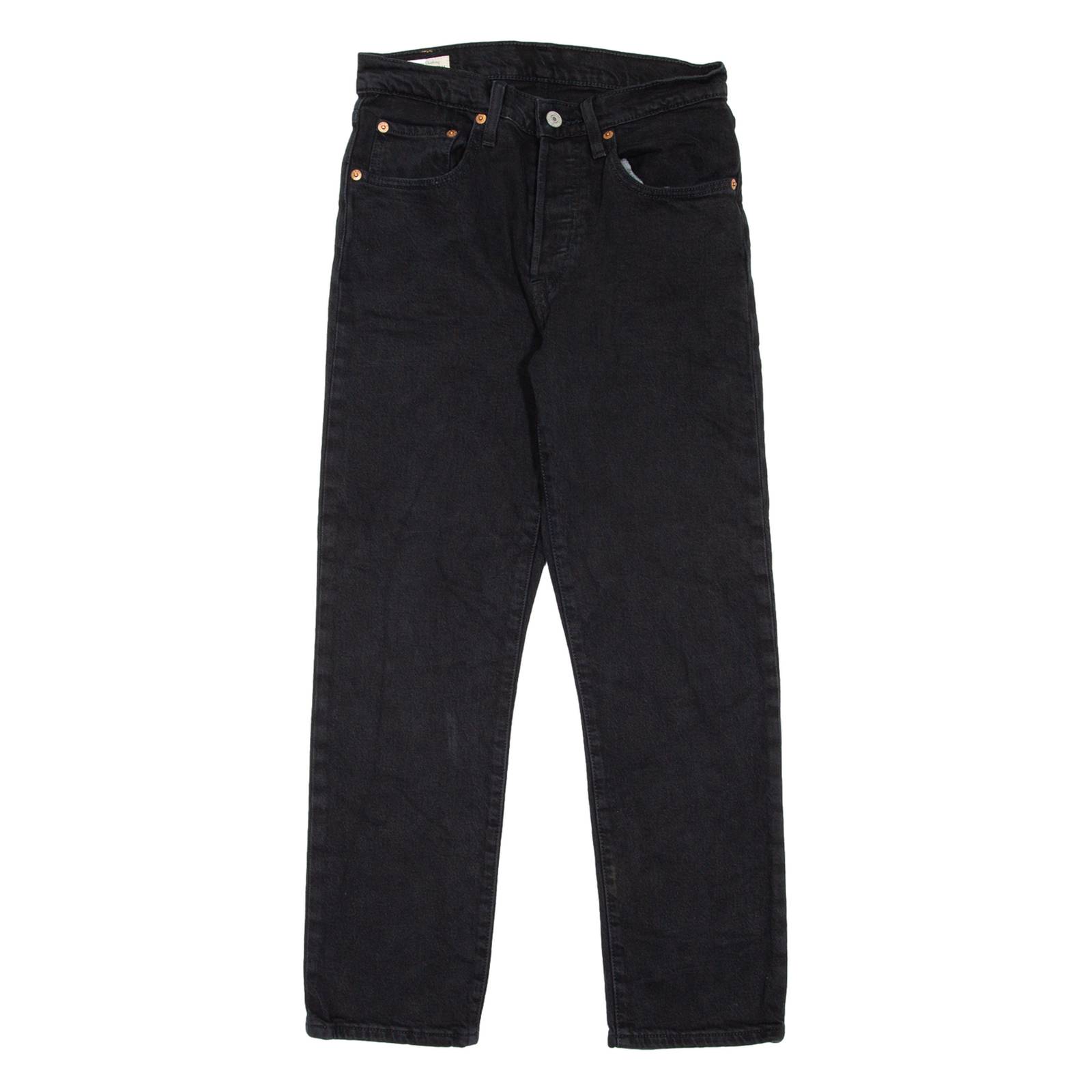 LEVI'S 501 BIG E Jeans Womens Black Regular Straight W26 L26