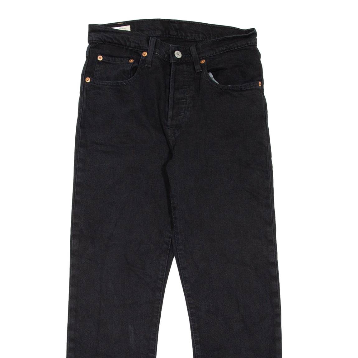 LEVI'S 501 BIG E Jeans Womens Black Regular Straight W26 L26