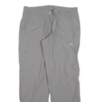 MAMMUT Womens Relaxed Grey Polyester Blend Zip Trousers W36 L32 Outdoor Casual