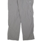MAMMUT Womens Relaxed Grey Polyester Blend Zip Trousers W36 L32 Outdoor Casual