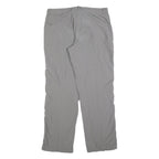 MAMMUT Womens Relaxed Grey Polyester Blend Zip Trousers W36 L32 Outdoor Casual