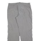MAMMUT Womens Relaxed Grey Polyester Blend Zip Trousers W36 L32 Outdoor Casual