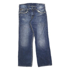 SILVER JEANS Mens Blue Regular Fit Straight Denim Medium W32 L30 Casual Wear