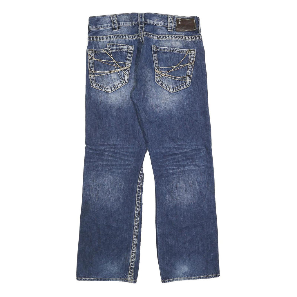 SILVER JEANS Mens Blue Regular Fit Straight Denim Medium W32 L30 Casual Wear