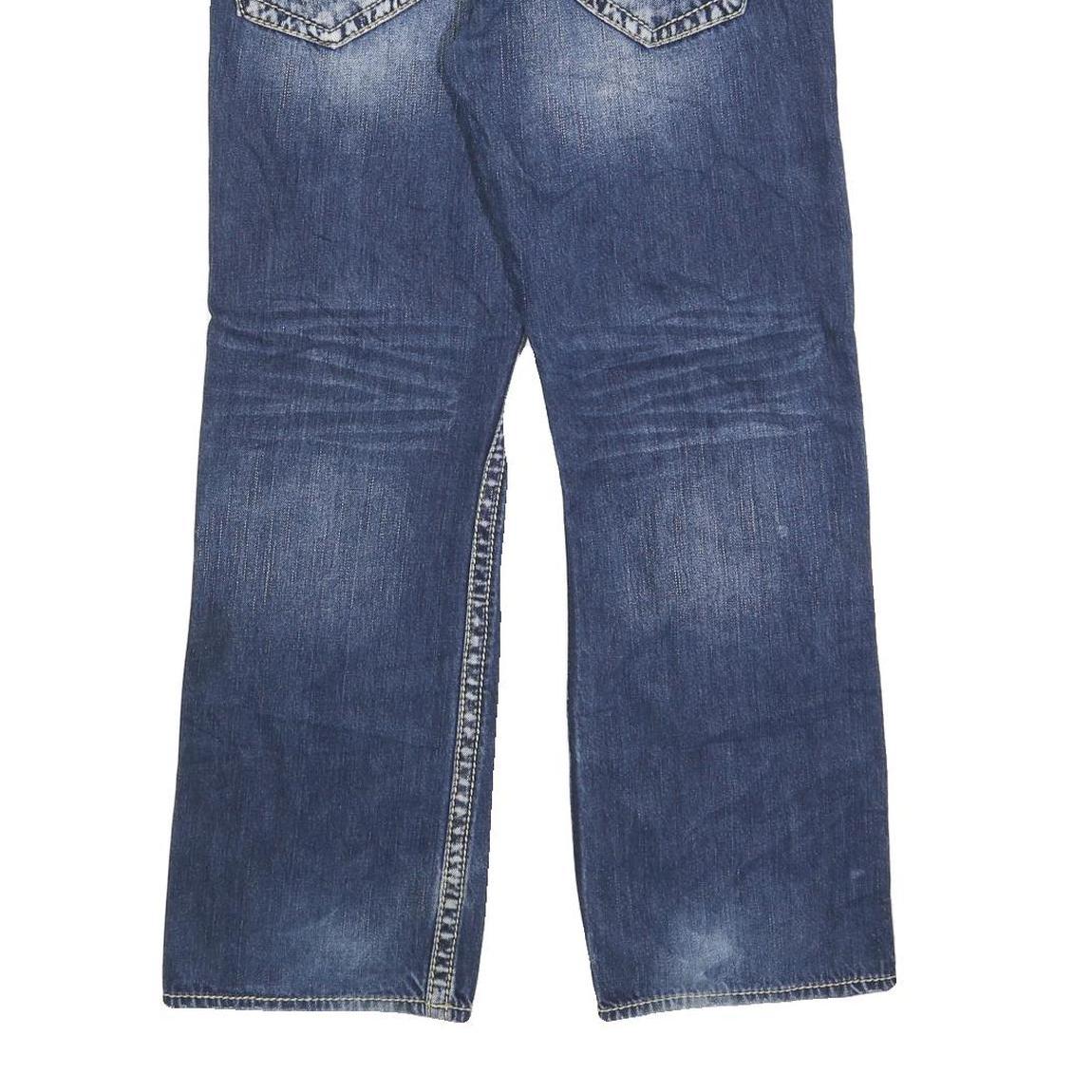 SILVER JEANS Mens Blue Regular Fit Straight Denim Medium W32 L30 Casual Wear