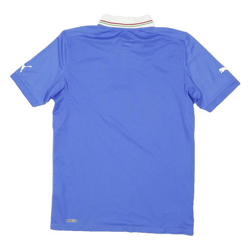 PUMA 2012-13 Italy Home Shirt Mens Blue Italia Football Shirt M Short Sleeve