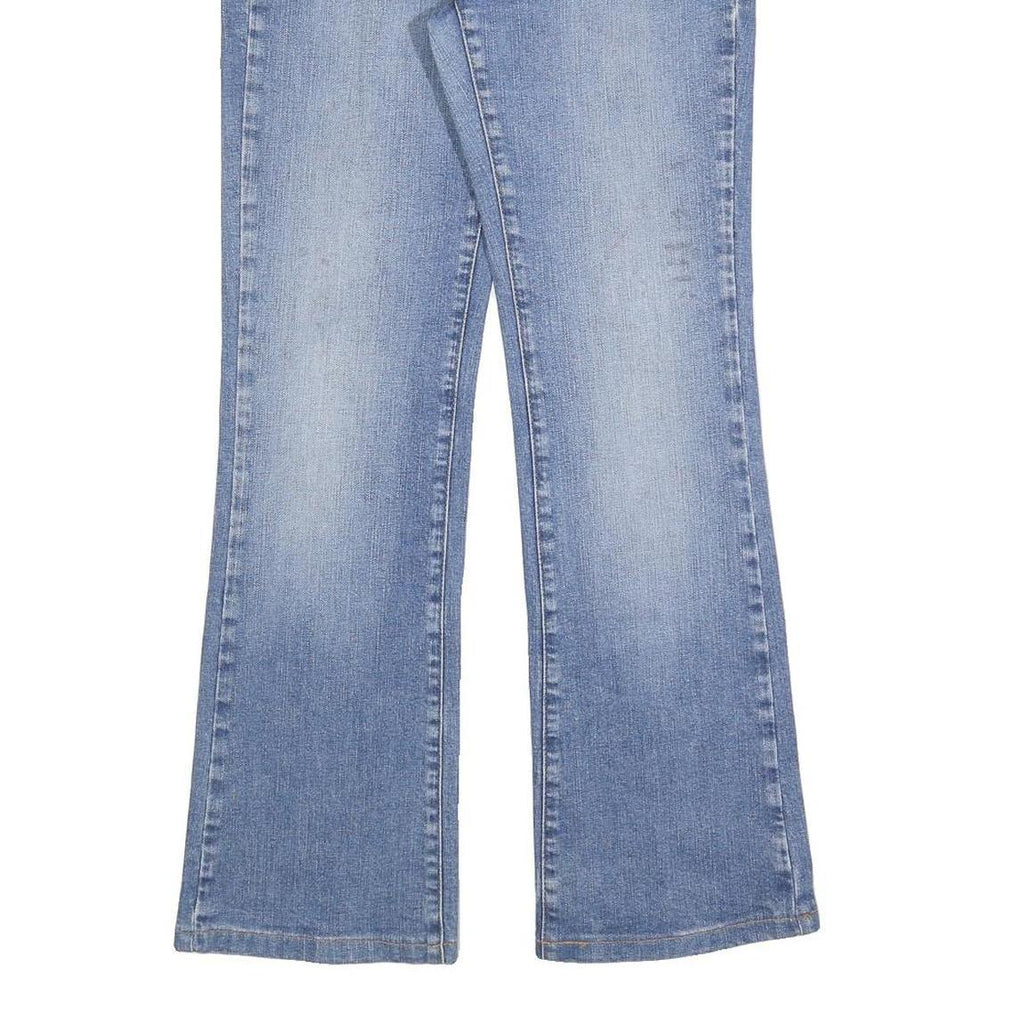 ARMANI JEANS Womens Regular Fit Blue Denim Flared Jeans W30 L30 Stylish