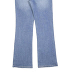 ARMANI JEANS Womens Regular Fit Blue Denim Flared Jeans W30 L30 Stylish