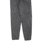 LEVI'S Womens Relaxed Black Denim Medium Wash W25 L28 Cotton Blend Zip Jeans