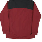 JACK WOLFSKIN Womens Red & Black Outdoor Jacket UK 10 Polyester Blend Zip Hooded