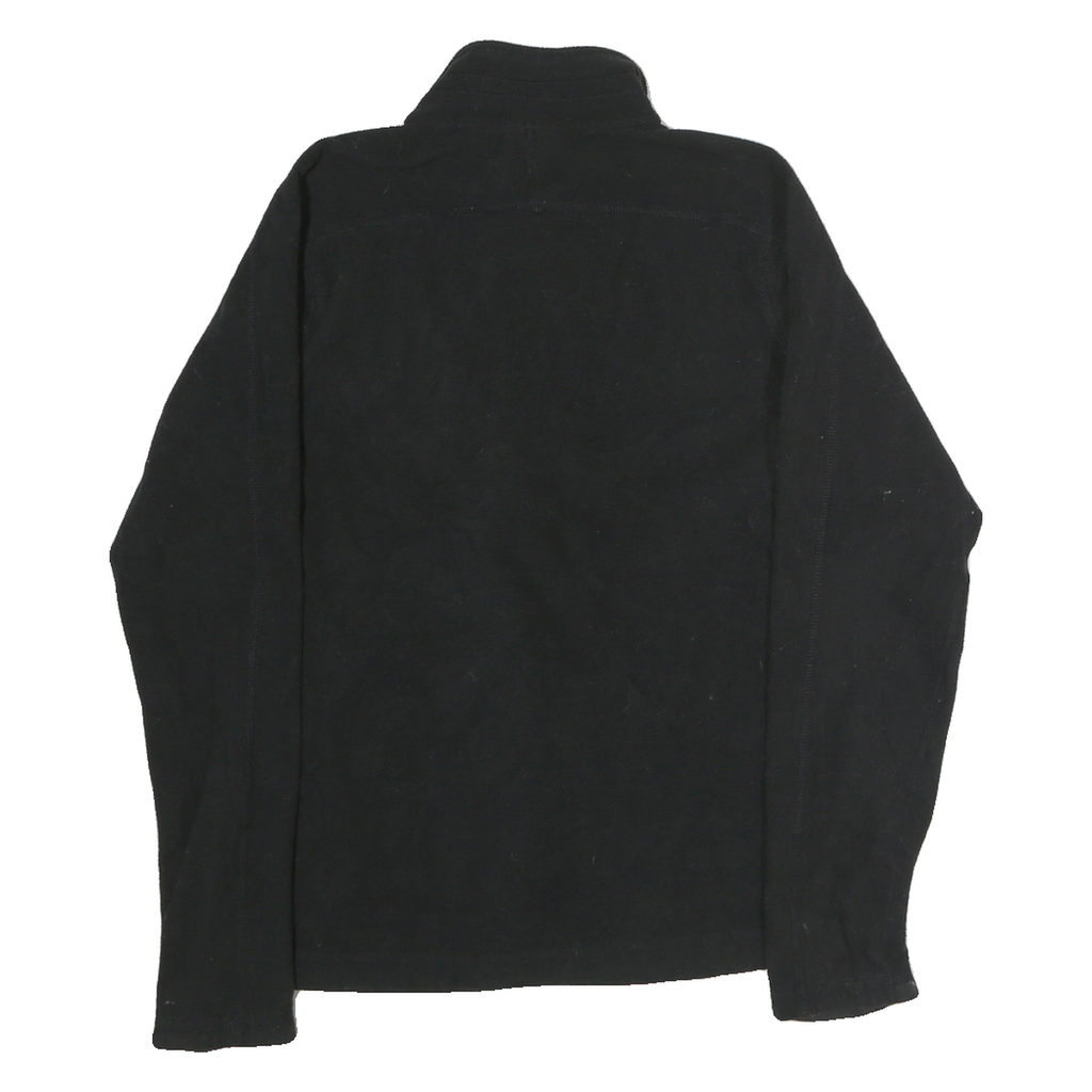 THE NORTH FACE Womens Black Fleece Jacket M Polyester Zip Full Sleeve Outdoor