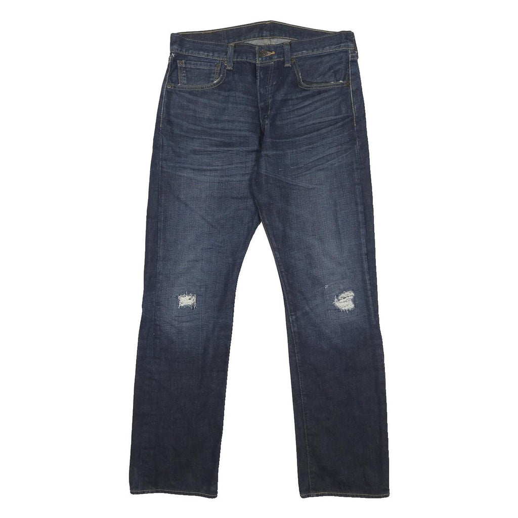 LEVI'S 501 Mens Jeans Blue Regular Straight Denim Medium W32 L30 Classic Fit