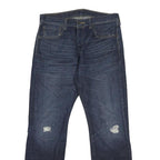LEVI'S 501 Mens Jeans Blue Regular Straight Denim Medium W32 L30 Classic Fit