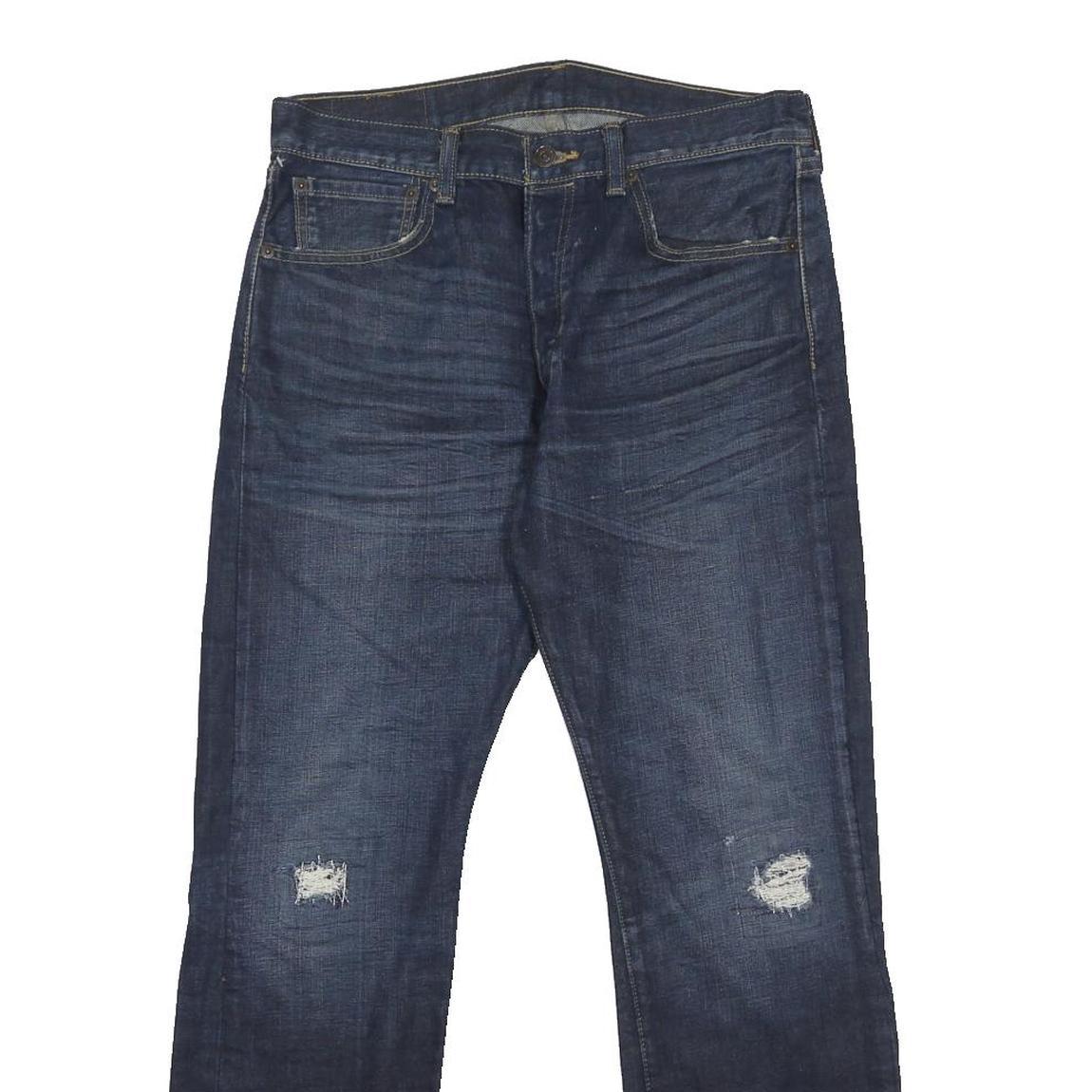 LEVI'S 501 Mens Jeans Blue Regular Straight Denim Medium W32 L30 Classic Fit