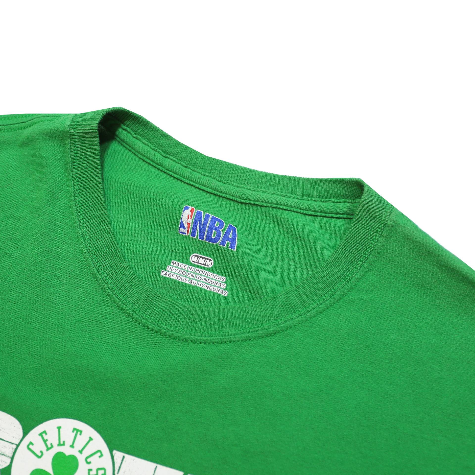 NBA Mens Green Boston Celtics Graphic T-Shirt M Short Sleeve Crew Neck Protect